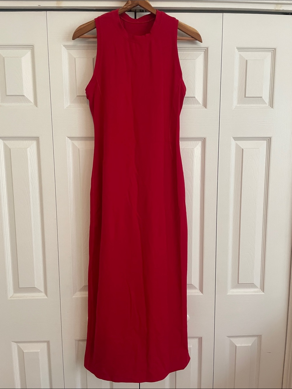 Lululemon All Aligned Midi Red Dress size 6